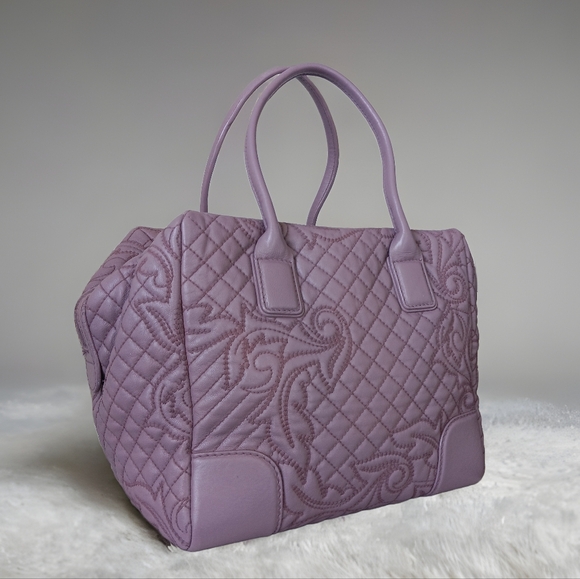 ​💜 RARE GIANNI VERSACE Vanitas Limited Edition Quilted Barocco Bag - PURPLE 💜 - Picture 12 of 17